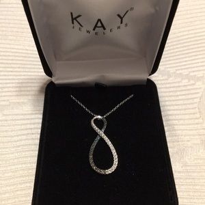 Black/White Diamond Necklace